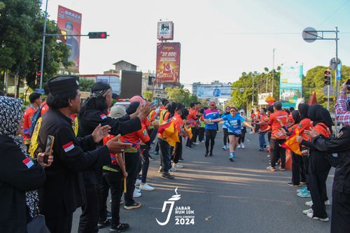 Race photo from Jabar Run 10K 2024