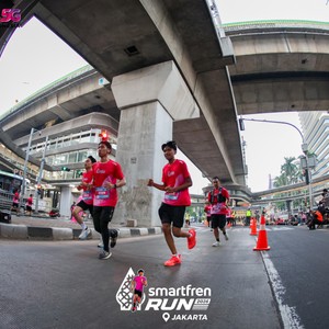 Race photo from SMARTFREN RUN 2026