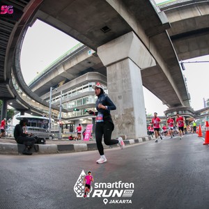 Race photo from SMARTFREN RUN 2026