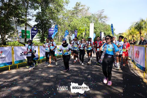 Race photo from Taman Budaya x BOGORUN 2025
