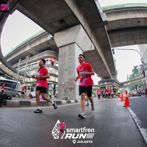 Race photo from SMARTFREN RUN 2026