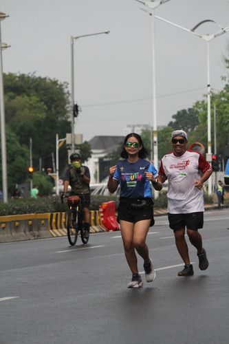 Race photo from Road to BAF Lions Run 2024