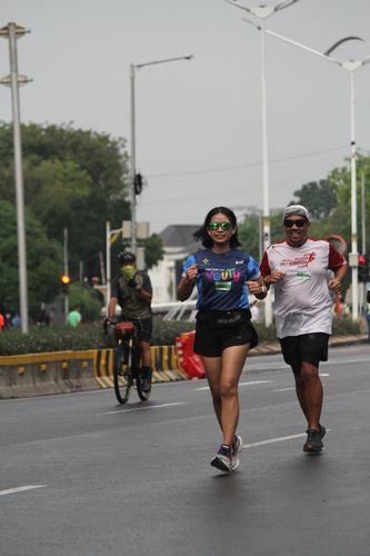 Race photo from Road to BAF Lions Run 2024