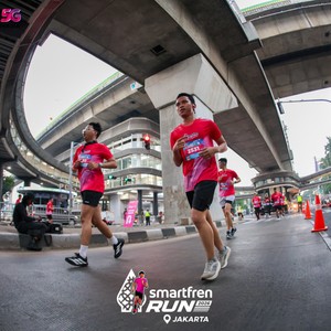 Race photo from SMARTFREN RUN 2026