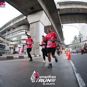 Race photo from SMARTFREN RUN 2026