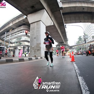 Race photo from SMARTFREN RUN 2026
