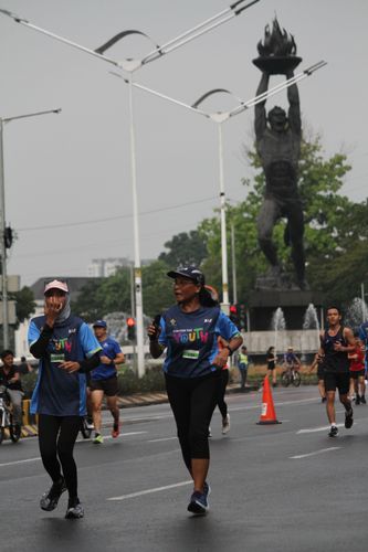 Race photo from Road to BAF Lions Run 2024