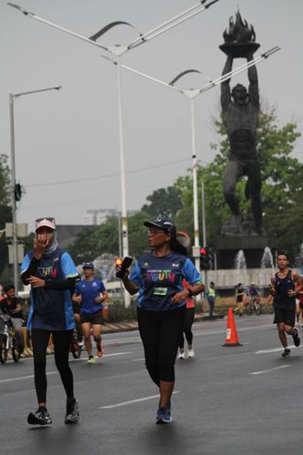 Race photo from Road to BAF Lions Run 2024