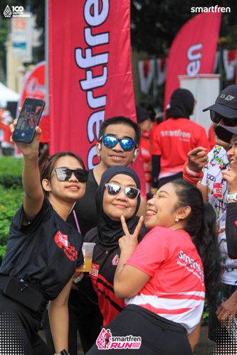 Race photo from Smartfren Run 2025 Vibes