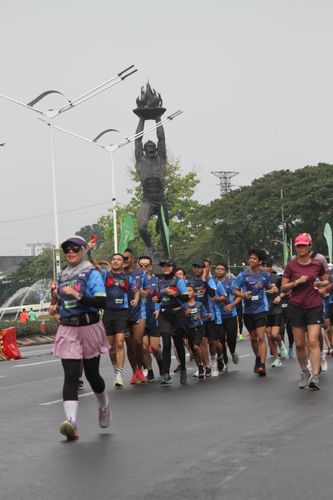 Race photo from Road to BAF Lions Run 2024