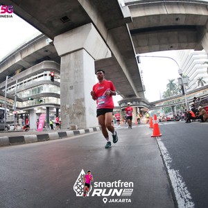 Race photo from SMARTFREN RUN 2026