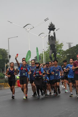 Race photo from Road to BAF Lions Run 2024