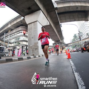 Race photo from SMARTFREN RUN 2026