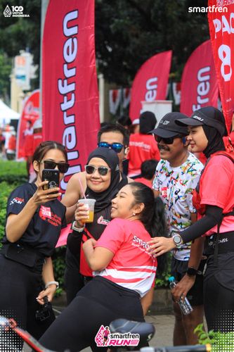 Race photo from Smartfren Run 2025 Vibes
