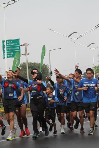 Race photo from Road to BAF Lions Run 2024