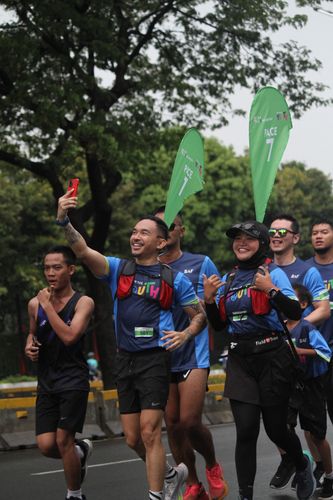 Race photo from Road to BAF Lions Run 2024