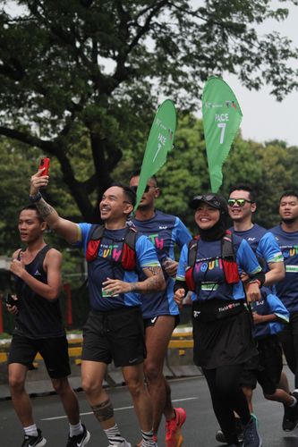 Race photo from Road to BAF Lions Run 2024