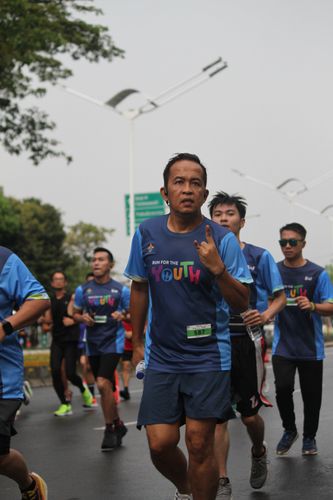 Race photo from Road to BAF Lions Run 2024