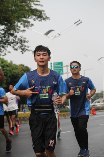 Race photo from Road to BAF Lions Run 2024