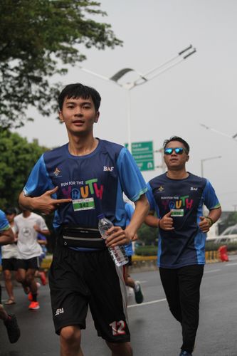 Race photo from Road to BAF Lions Run 2024
