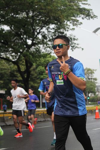 Race photo from Road to BAF Lions Run 2024