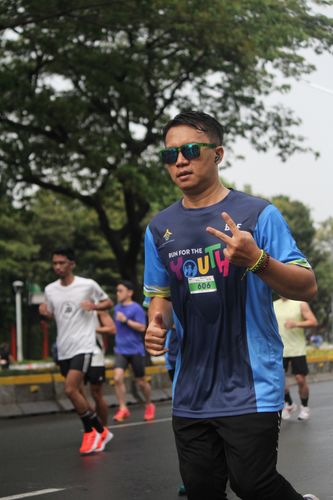 Race photo from Road to BAF Lions Run 2024
