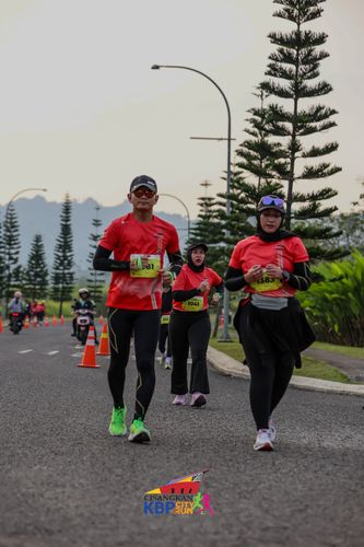 Race photo from CISANGKAN KBP CITY RUN 2025