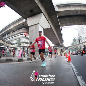 Race photo from SMARTFREN RUN 2026