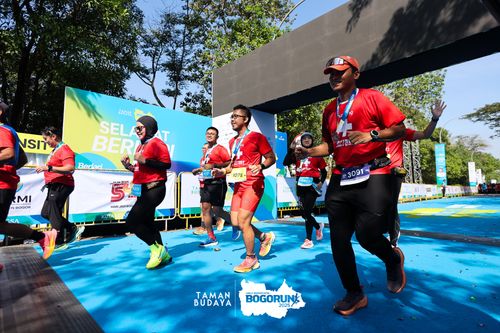 Race photo from Taman Budaya x BOGORUN 2025