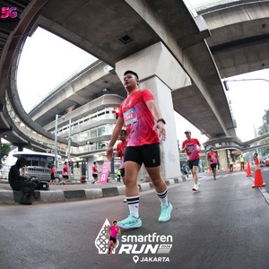 Race photo from SMARTFREN RUN 2026
