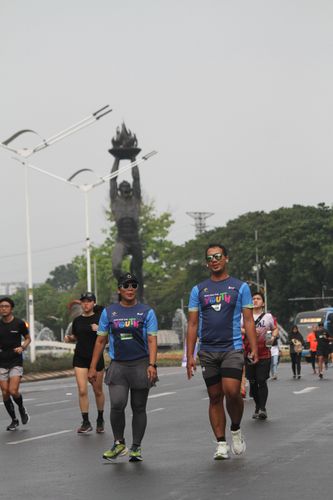 Race photo from Road to BAF Lions Run 2024