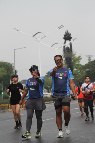 Race photo from Road to BAF Lions Run 2024