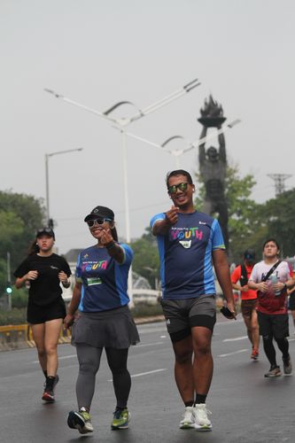 Race photo from Road to BAF Lions Run 2024