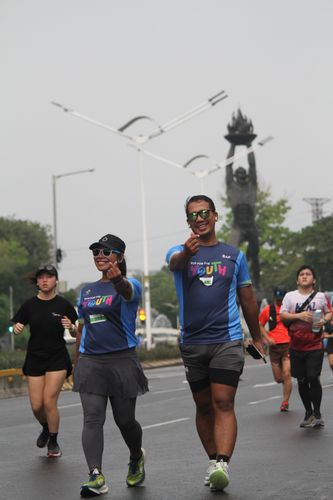 Race photo from Road to BAF Lions Run 2024