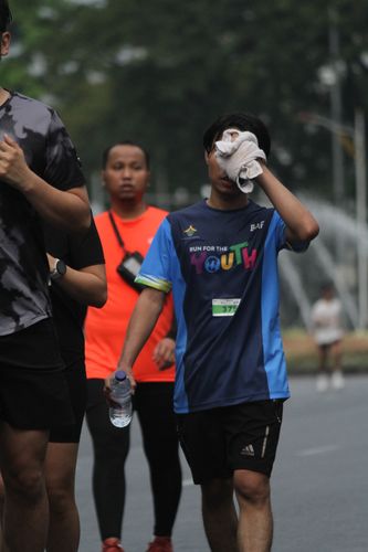 Race photo from Road to BAF Lions Run 2024