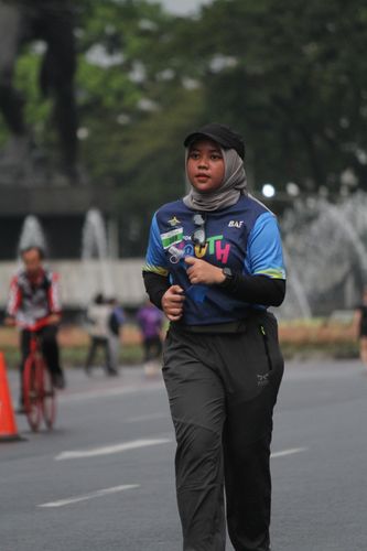 Race photo from Road to BAF Lions Run 2024