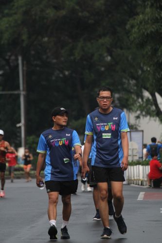Race photo from Road to BAF Lions Run 2024