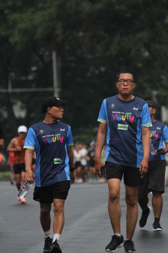 Race photo from Road to BAF Lions Run 2024