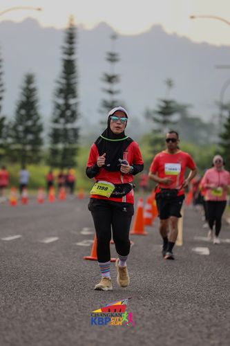 Race photo from CISANGKAN KBP CITY RUN 2025