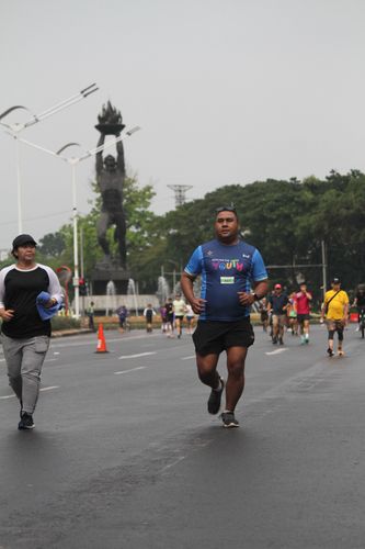 Race photo from Road to BAF Lions Run 2024