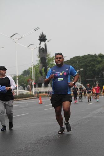 Race photo from Road to BAF Lions Run 2024