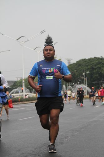 Race photo from Road to BAF Lions Run 2024