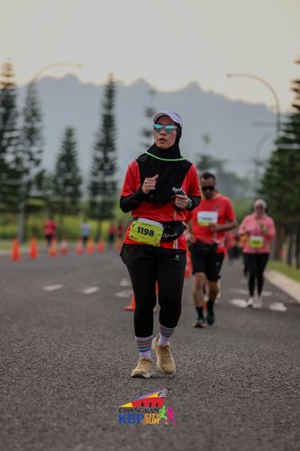 Race photo from CISANGKAN KBP CITY RUN 2025