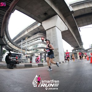 Race photo from SMARTFREN RUN 2026