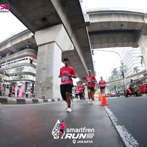 Race photo from SMARTFREN RUN 2026
