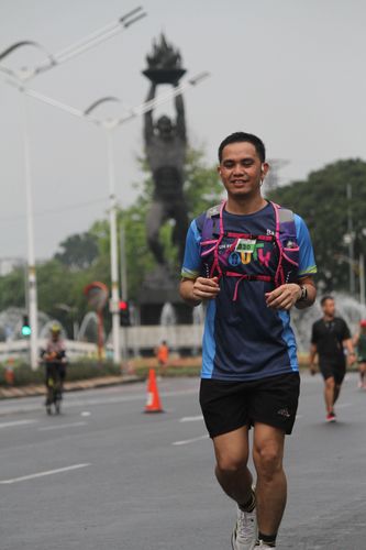 Race photo from Road to BAF Lions Run 2024