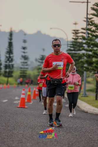 Race photo from CISANGKAN KBP CITY RUN 2025