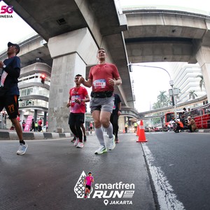 Race photo from SMARTFREN RUN 2026