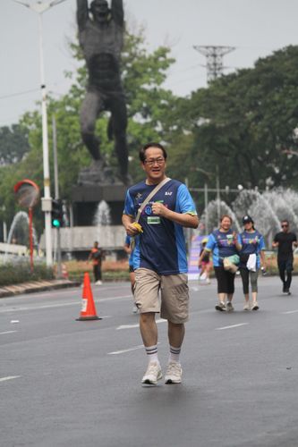 Race photo from Road to BAF Lions Run 2024