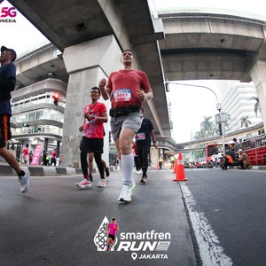 Race photo from SMARTFREN RUN 2026